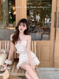 Creamysweet Romantic Summer Fresh Fresh Flower Studius Top Юбка женская кружевная юбка