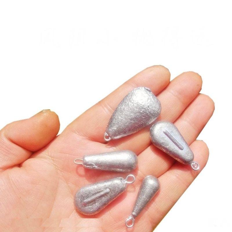 Special Price String Hook Lead Pendant Drop Shaped Band Ring Flat Pendant Bronze Ring Pin Fishing Pendant Fishing Accessories 20 gr 30 gr