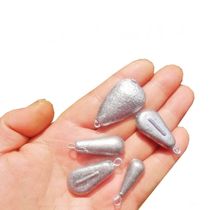 Special Price String Hook Lead Pendant Drop Shaped Band Ring Flat Pendant Bronze Ring Pin Fishing Pendant Fishing Accessories 20 gr 30 gr