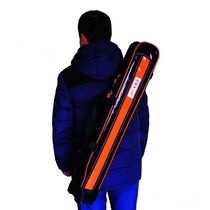 Amazon Short Pole Wrap Rod Bag 80cm 90cm two-story leather bag Waterproof Fishing Bag Backpack