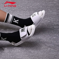 Dép Li Ning nam và nữ có cùng dép thể thao 2019 dạ quang mực nóng aj dép đôi mẫu Velcro Wade - Dép thể thao dép givenchy