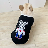 Баго причудливая одежда летний тонкий жилет Pure Cotton Hetchable Teddy Schnauzer Bulldog Fat Dog Одежда кошка