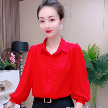 ເສື້ອ chiffon ຂະຫນາດບວກຂອງແມ່ຍິງໃນລະດູຮ້ອນປ້ອງກັນແສງແດດ cardigan ແສງສະຫວ່າງແລະເສື້ອບາງ temperament versatile cover belly slim coat loose shirt