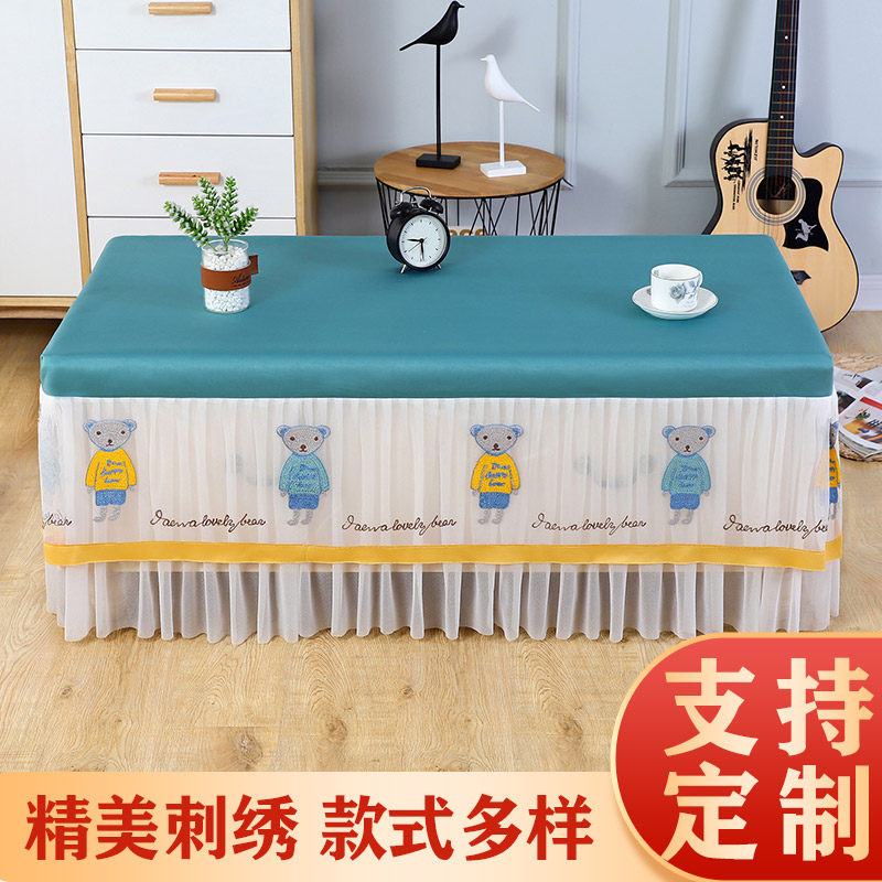 New tea table cover table cloth living room lace rectangular full bag tea table TV cabinet combined table cloth dust cover
