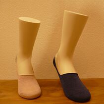 Matsunaga summer Four Seasons thin cotton linen invisible socks Mens Womens Boat socks non-slip off shallow socks net color