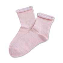 Matsunaga womens cotton socks pregnant women loose socks spring and autumn summer casual socks solid color thin