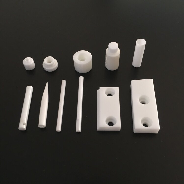 Alumina ceramic tube High temperature hollow insulation zirconia ceramic rod processing solid insulation block Non-standard customization