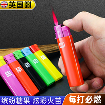 Large boat GBI disposable lighter windproof common home explosion proof plastic advertising customized electronic mens lighter