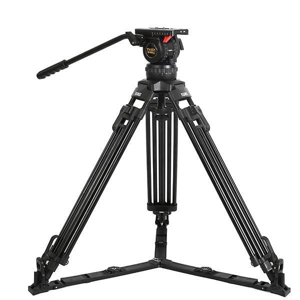 Tureus TX-V12L aluminum alloy tripod suit camera hydraulic foot rest Thrys tripod