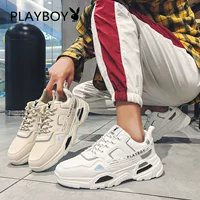Playboy, универсальная спортивная зимняя трендовая белая обувь для отдыха, 2020, в корейском стиле