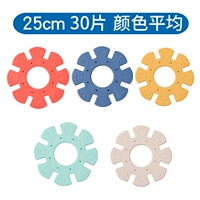 Большой, 25см, со снежинками, 30 штук