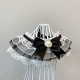 Забор для домашних животных, кошки, собаки, водяные полотенца, кружево воротник, марионеточный синий и белый, британский короткий плюшевый кордиби