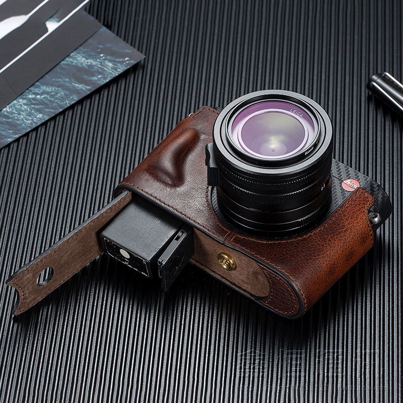 Leica M10 leather sleeve LEICA Q QP C-LUX CL Q2 leather cover camera bag protective sleeve half sleeve handle