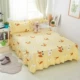 100% cotton bed ba mảnh vỏ gối đơn mảnh sản phẩm duy nhất đôi bông giường trải giường chống trượt bìa bảo vệ - Váy Petti