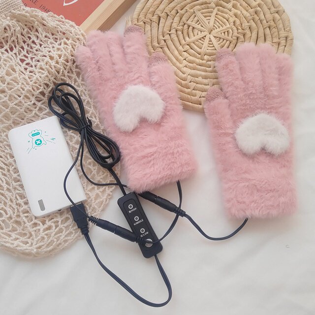 Office Winter Lovely Fever Hand Hand Men And Women Finger Usb Connectors L Fever Students Halfgloves Home Care