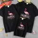 Áo thun cha mẹ trẻ em cotton tinh khiết tay ngắn 2019 mới hợp thời trang mẹ-con gái quần áo mẹ-con kiểu ngoại ba mùa hè áo gia đình - Trang phục dành cho cha mẹ và con