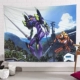 EVA vải tường Evangelion Anime ký túc xá cho thuê phòng trong trang trí đầu giường nền vải thảm phòng ngủ - Tapestry