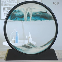 Черная рама коричневый белый синий