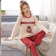 . Mùa hè thời trang sinh viên cô tiên nhỏ điều hòa không khí quần áo phù hợp với cotton bộ đồ ngủ dễ thương mùa hè hai mảnh mùa xuân và mùa thu mô hình nữ - Pyjama