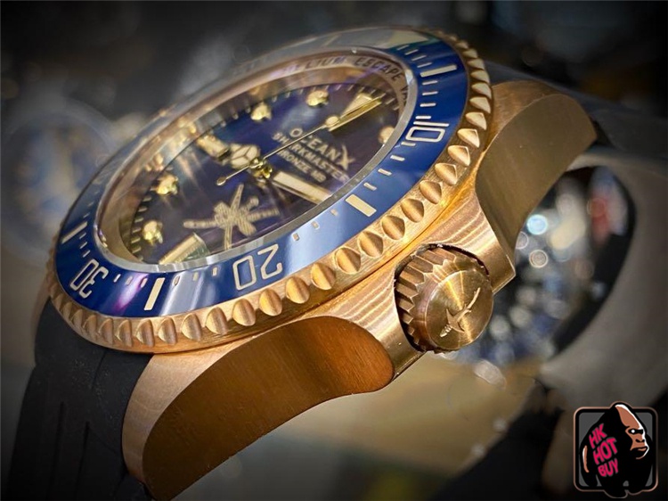 OceanX Damascus Steel Middle East Bronze 500m Water Ghost Automatic