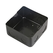 Yonggu Electrician C Ground Insert Bottom Case Universal Ground Anticorrosive Ground Floor Concealed Box Socket Base Iron Case Black Thickening