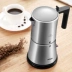 Nồi moka điện NICOH 3/6 phục vụ máy pha cà phê espresso tự động tại nhà bằng thép không gỉ - Máy pha cà phê