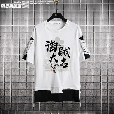 日本戰國水墨織田信長武田信玄宮本武藏服部半藏真田t恤男女短袖