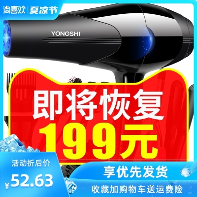 Hairdryer tourist durable 2000W hair hallway special hair dryer high power