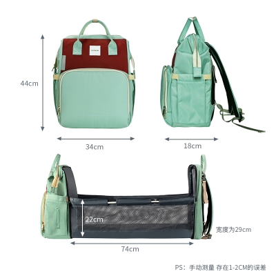 Xiao Yang Family Fashion Bag Baby Mommy Backpack Mom Dung lượng lớn Mẹ Cầm tay Túi đa chức năng Túi nhẹ 2020 Bên ngoài - Túi / túi Baby