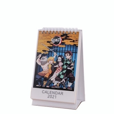 卡通新款21年夏目友人帳刺客伍六七偽裝學渣動漫桌曆周邊日曆
