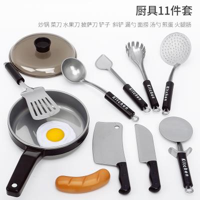 New emulated frying pan shovels mini small food dress Home Wine Kitchen Toys Puzzle Male girls Stove Children
