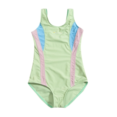 High-end children swimsuit girl baby cute baby bath play triangle conjoined little princess sister tour