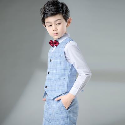 Hoa cô gái ăn mặc vest nam bộ đồ biểu diễn quần áo biểu diễn piano trang phục biểu diễn catwalk người dẫn chương trình đọc lại điệp khúc - Váy trẻ em