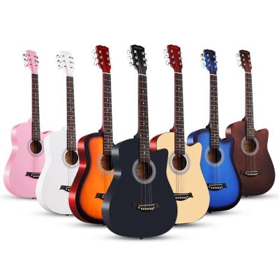 Camolet 38 inch guitar dân gian guitar acoustic guitar người mới bắt đầu thực hành guitar sinh viên nam và nữ nhạc cụ piano - Nhạc cụ phương Tây