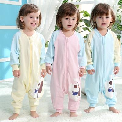 Túi ngủ cotton cho bé mùa xuân và mùa thu quần áo romper mùa hè một lớp cotton mỏng điều hòa không khí một mảnh quần áo điều hòa không khí mùa hè nam cho bé - Túi ngủ / Mat / Gối / Ded stuff