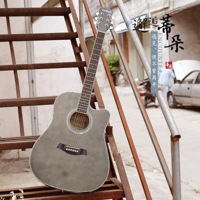 Đàn guitar dân gian cao cấp 40 inch nam nữ cao cấp tập đàn piano cho người mới bắt đầu tập đàn 41 inch giới thiệu về nhạc cụ guitar acoustic - Nhạc cụ phương Tây