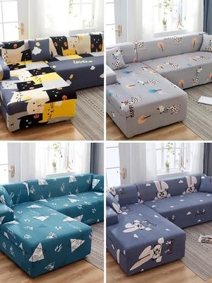 Vỏ bảo vệ đơn kết hợp. Bọc ghế sofa đôi phổ quát vải gia dụng đệm ghế sofa trọn bộ - Bảo vệ bụi