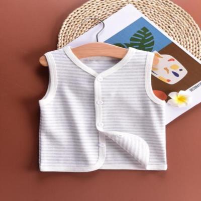 Áo vest bé gái mùa hè, bé gái bằng vải cotton, áo vest xuân thu, áo bảo vệ bụng, bé nam, 1 tuổi, một tuổi rưỡi, mặc mỏng mới nhỏ - Áo ghi lê