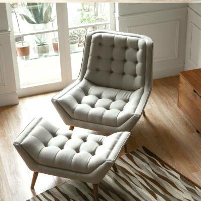 Nordic sofa chair home living room lazy sofa chair bedroom single American tiger chair high back chair