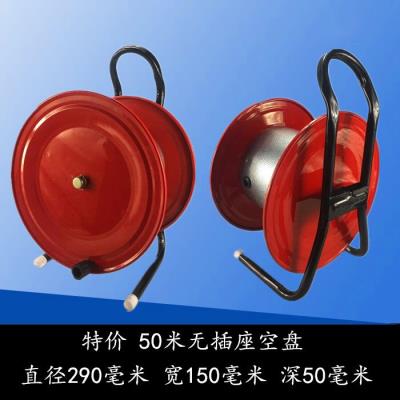 Coiled power storage Wound Idle Disc wire roller winding disc cable mobile cable disc wire winder wheels