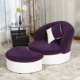 Ghế sofa đơn giản dễ thương vải đơn giản căn hộ nhỏ có thể tháo rời và giặt được ban công phòng ngủ ghế sofa thư giãn - Ghế sô pha