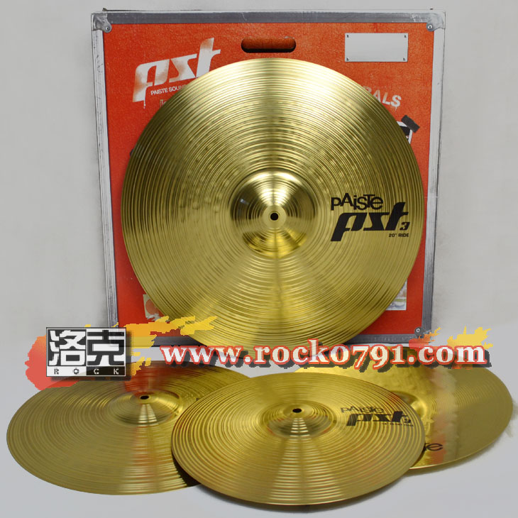 (Lok Instrumental) Paiste (Piest) PST3 4 pieces of clothing set with 141620-delivered cymbal sheet bag