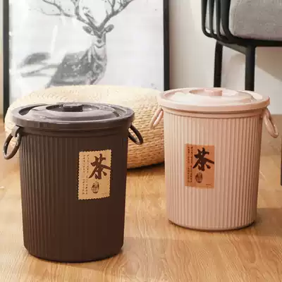 Tea barrel tea slag barrel garbage filter drainage bucket tea table waste bucket kung fu tea set accessories household small tea bucket