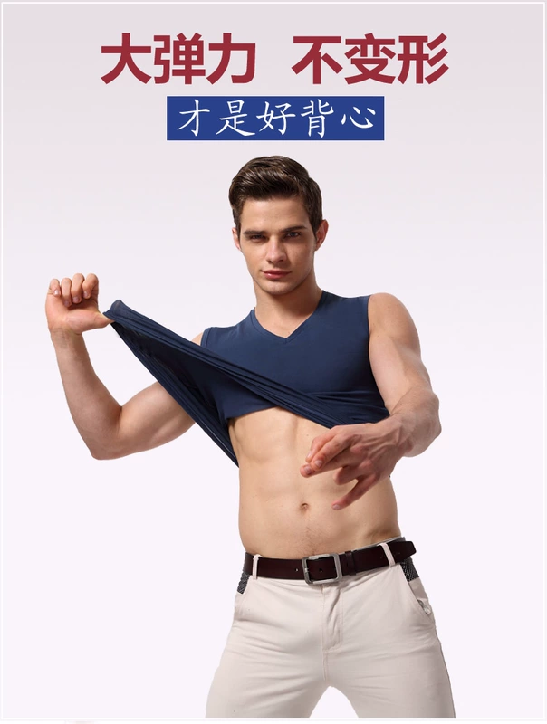 Của nam giới vest nam mùa hè cotton thanh niên thoáng khí tight-fitting Slim không tay T-Shirt tập thể dục rộng vai vest áo khoác thu đông