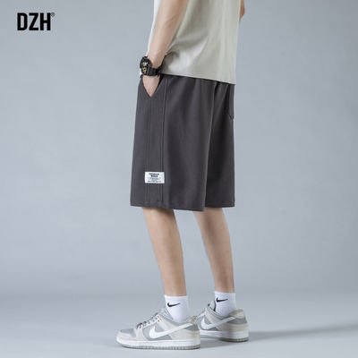 Men's straight shorts, men's summer American trendy brand basketball capri pants, 2026 new style casual sports pants, mid-length pants