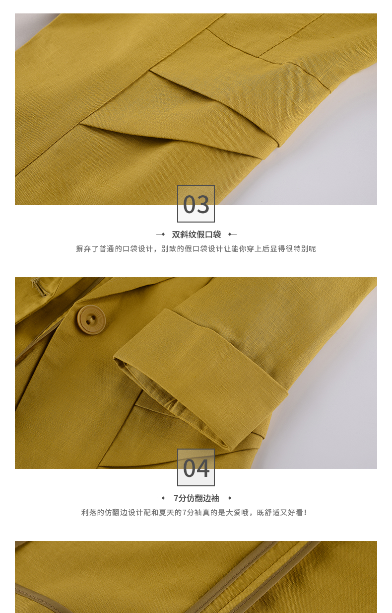 Veste pour femme      en Chanvre - Ref 3221228 Image 21