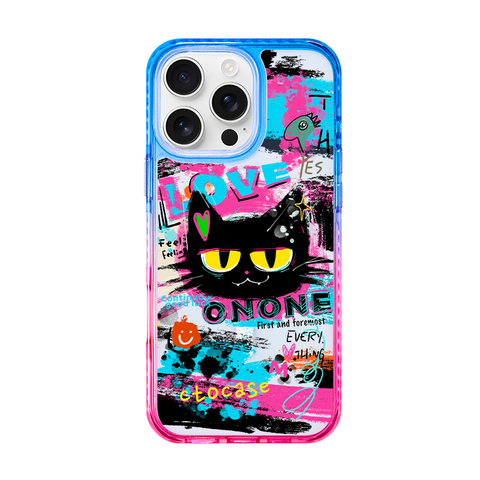 Girls【cat 】MagSafe PopSocket MagSafe Gradient 12 Pro/Plus/Max/Air – 17, 16, 15, 14, 13 iPhone Case