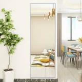 Полно -кузовная зеркальная спальня для девочек домашняя тестовая одежда, приземляя