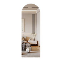 Full body Wear Mirror Sticker Wall Self-Glued Rental House Bedroom With cabinet door Fitting Mirror Free to Entrance Wardrobe Mirror Sticker