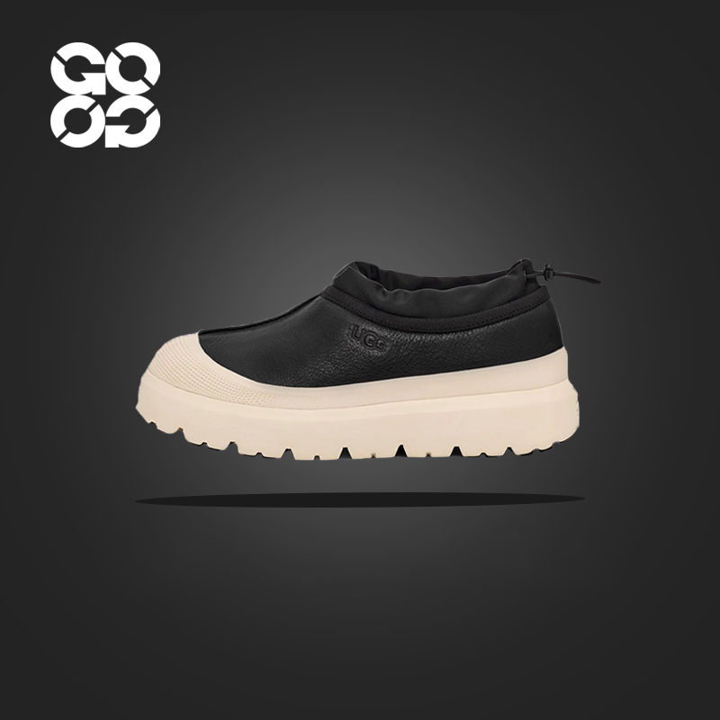   Ugg Tasman Fabric and Leather Low-Top Comfortable Lifestyle Casual Shoes 1158351-Bckbr